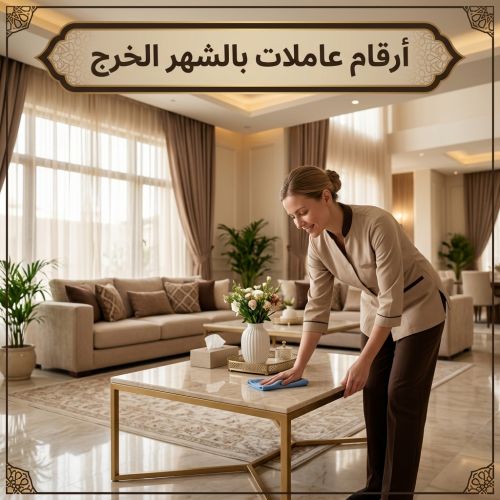 ارقام عاملات بالشهر الخرج