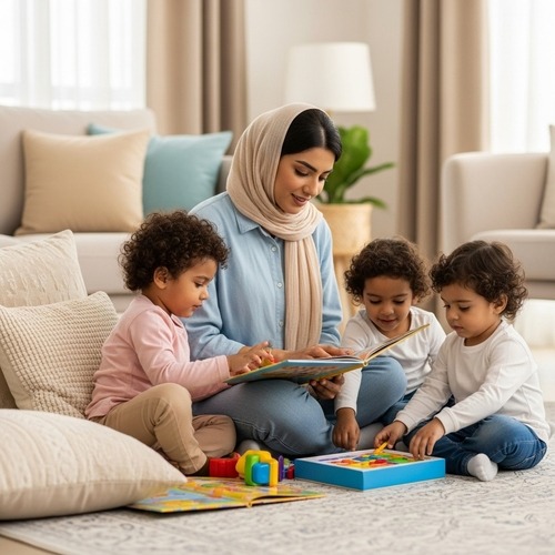 جليسه أطفال بالشهر في الاحساء