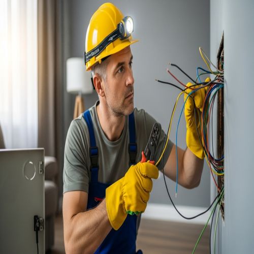  تأسيس كهرباء فيلا الجبيل