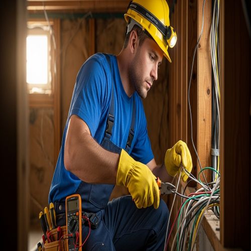 مقاول كهربائي منازل بالجبيل