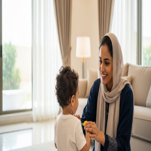 مربية اطفال في الرياض حي الجنادريه